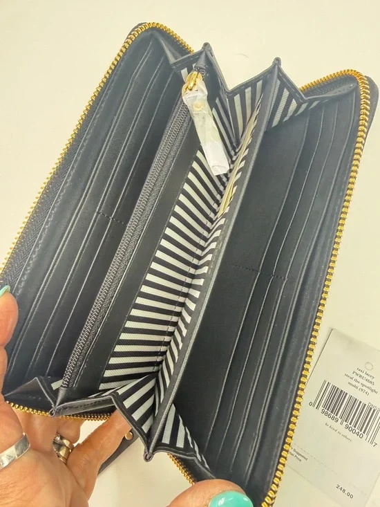 Kate Spade NY Taxi Lacey "Steal the Spotlight" Full Zip-Around Long Wallet RARE! - Picture 9 of 15